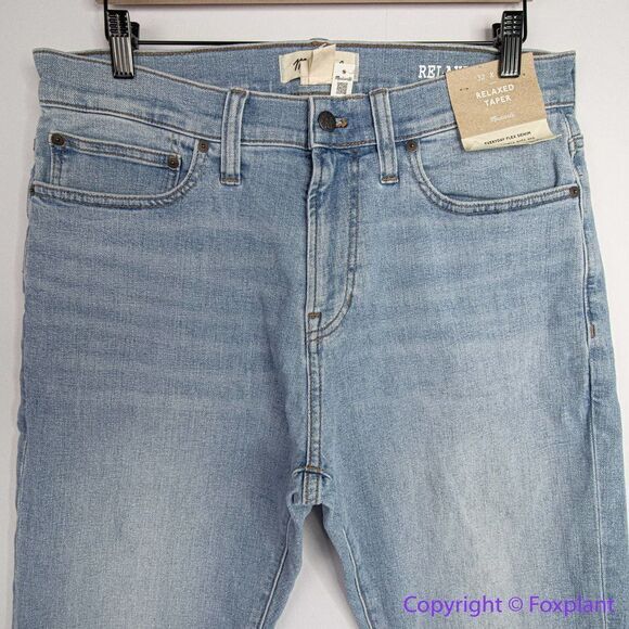 NEW Madewell Relaxed Taper Jeans in Hodgson Wash,‎ 32*28 - Picture 3 of 16